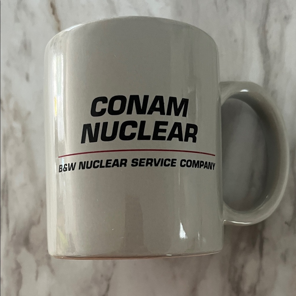 Conam Nuclear B&W Nuclear Service Company Coffee Mug Babcock & Wilcox
